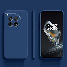 Silikon Hülle Handyhülle Ultra Dünn Flexible Schutzhülle 360 Grad Ganzkörper Tasche für OnePlus 12R 5G Blau