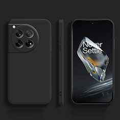 Silikon Hülle Handyhülle Ultra Dünn Flexible Schutzhülle 360 Grad Ganzkörper Tasche für OnePlus 12R 5G Schwarz