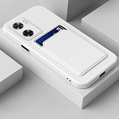 Silikon Hülle Handyhülle Ultra Dünn Flexible Schutzhülle 360 Grad Ganzkörper Tasche für OnePlus Nord N20 SE Weiß