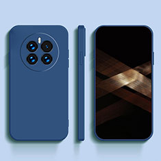 Silikon Hülle Handyhülle Ultra Dünn Flexible Schutzhülle 360 Grad Ganzkörper Tasche für Oppo A2 Pro 5G Blau