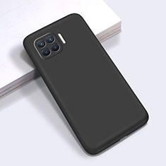 Silikon Hülle Handyhülle Ultra Dünn Flexible Schutzhülle 360 Grad Ganzkörper Tasche für Oppo A93 Schwarz