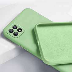 Silikon Hülle Handyhülle Ultra Dünn Flexible Schutzhülle 360 Grad Ganzkörper Tasche für Oppo Reno4 SE 5G Minzgrün