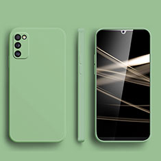 Silikon Hülle Handyhülle Ultra Dünn Flexible Schutzhülle 360 Grad Ganzkörper Tasche für Samsung Galaxy A02s Grün