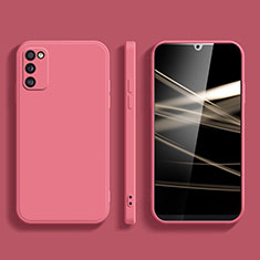 Silikon Hülle Handyhülle Ultra Dünn Flexible Schutzhülle 360 Grad Ganzkörper Tasche für Samsung Galaxy A02s Pink