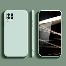 Silikon Hülle Handyhülle Ultra Dünn Flexible Schutzhülle 360 Grad Ganzkörper Tasche für Samsung Galaxy F22 4G Minzgrün