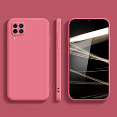 Silikon Hülle Handyhülle Ultra Dünn Flexible Schutzhülle 360 Grad Ganzkörper Tasche für Samsung Galaxy F22 4G Pink