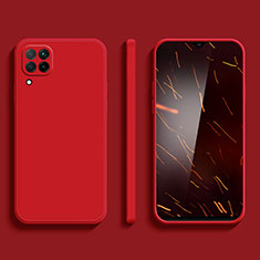 Silikon Hülle Handyhülle Ultra Dünn Flexible Schutzhülle 360 Grad Ganzkörper Tasche für Samsung Galaxy F22 4G Rot