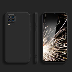 Silikon Hülle Handyhülle Ultra Dünn Flexible Schutzhülle 360 Grad Ganzkörper Tasche für Samsung Galaxy F22 4G Schwarz