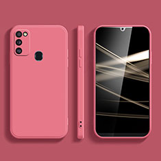 Silikon Hülle Handyhülle Ultra Dünn Flexible Schutzhülle 360 Grad Ganzkörper Tasche für Samsung Galaxy M21 (2021) Pink