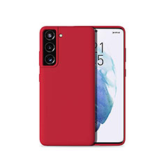 Silikon Hülle Handyhülle Ultra Dünn Flexible Schutzhülle 360 Grad Ganzkörper Tasche für Samsung Galaxy S21 Plus 5G Rot