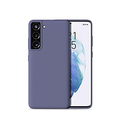 Silikon Hülle Handyhülle Ultra Dünn Flexible Schutzhülle 360 Grad Ganzkörper Tasche für Samsung Galaxy S21 Plus 5G Violett