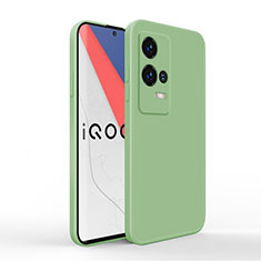 Silikon Hülle Handyhülle Ultra Dünn Flexible Schutzhülle 360 Grad Ganzkörper Tasche für Vivo iQOO 8 Pro 5G Grün