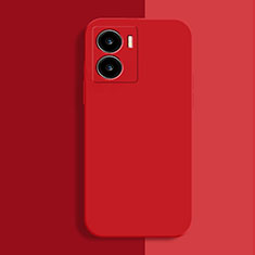 Silikon Hülle Handyhülle Ultra Dünn Flexible Schutzhülle 360 Grad Ganzkörper Tasche für Vivo iQOO Z7 5G Rot