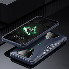 Silikon Hülle Handyhülle Ultra Dünn Flexible Schutzhülle 360 Grad Ganzkörper Tasche für Xiaomi Black Shark 3 Blau