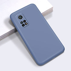 Silikon Hülle Handyhülle Ultra Dünn Flexible Schutzhülle 360 Grad Ganzkörper Tasche für Xiaomi Mi 10T 5G Lavendel Grau
