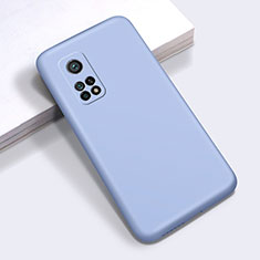 Silikon Hülle Handyhülle Ultra Dünn Flexible Schutzhülle 360 Grad Ganzkörper Tasche für Xiaomi Mi 10T Pro 5G Helles Lila