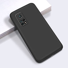 Silikon Hülle Handyhülle Ultra Dünn Flexible Schutzhülle 360 Grad Ganzkörper Tasche für Xiaomi Mi 10T Pro 5G Schwarz