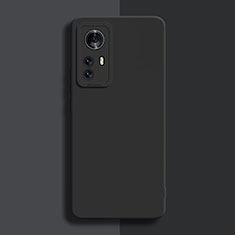 Silikon Hülle Handyhülle Ultra Dünn Flexible Schutzhülle 360 Grad Ganzkörper Tasche für Xiaomi Mi 12S 5G Schwarz