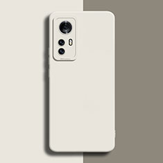 Silikon Hülle Handyhülle Ultra Dünn Flexible Schutzhülle 360 Grad Ganzkörper Tasche für Xiaomi Mi 12S 5G Weiß