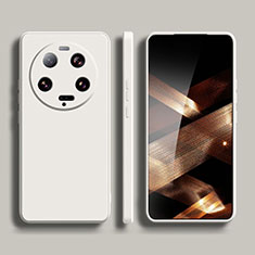 Silikon Hülle Handyhülle Ultra Dünn Flexible Schutzhülle 360 Grad Ganzkörper Tasche für Xiaomi Mi 13 Ultra 5G Weiß