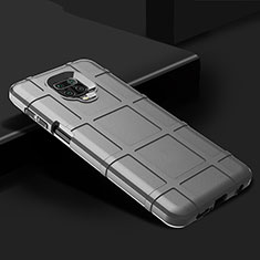Silikon Hülle Handyhülle Ultra Dünn Flexible Schutzhülle 360 Grad Ganzkörper Tasche für Xiaomi Redmi Note 9 Pro Silber