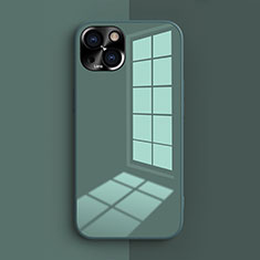 Silikon Hülle Handyhülle Ultra Dünn Flexible Schutzhülle 360 Grad Ganzkörper Tasche G01 für Apple iPhone 13 Grün