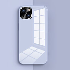 Silikon Hülle Handyhülle Ultra Dünn Flexible Schutzhülle 360 Grad Ganzkörper Tasche G01 für Apple iPhone 13 Hellblau