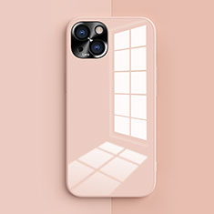 Silikon Hülle Handyhülle Ultra Dünn Flexible Schutzhülle 360 Grad Ganzkörper Tasche G01 für Apple iPhone 13 Mini Rosa