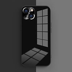 Silikon Hülle Handyhülle Ultra Dünn Flexible Schutzhülle 360 Grad Ganzkörper Tasche G01 für Apple iPhone 14 Schwarz