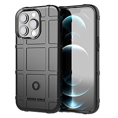 Silikon Hülle Handyhülle Ultra Dünn Flexible Schutzhülle 360 Grad Ganzkörper Tasche G05 für Apple iPhone 13 Pro Schwarz
