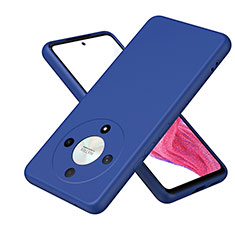 Silikon Hülle Handyhülle Ultra Dünn Flexible Schutzhülle 360 Grad Ganzkörper Tasche H01P für Huawei Honor X9b 5G Blau