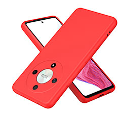 Silikon Hülle Handyhülle Ultra Dünn Flexible Schutzhülle 360 Grad Ganzkörper Tasche H01P für Huawei Honor X9b 5G Rot