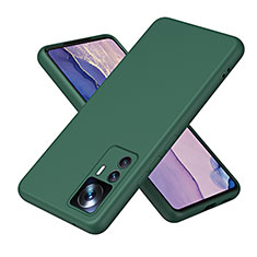 Silikon Hülle Handyhülle Ultra Dünn Flexible Schutzhülle 360 Grad Ganzkörper Tasche H01P für Xiaomi Mi 12T 5G Grün