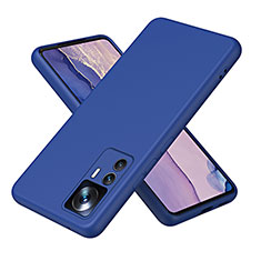 Silikon Hülle Handyhülle Ultra Dünn Flexible Schutzhülle 360 Grad Ganzkörper Tasche H01P für Xiaomi Mi 12T Pro 5G Blau