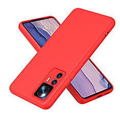 Silikon Hülle Handyhülle Ultra Dünn Flexible Schutzhülle 360 Grad Ganzkörper Tasche H01P für Xiaomi Mi 12T Pro 5G Rot