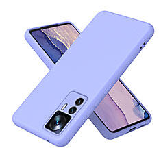 Silikon Hülle Handyhülle Ultra Dünn Flexible Schutzhülle 360 Grad Ganzkörper Tasche H01P für Xiaomi Mi 12T Pro 5G Violett