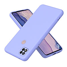 Silikon Hülle Handyhülle Ultra Dünn Flexible Schutzhülle 360 Grad Ganzkörper Tasche H01P für Xiaomi Redmi 9 India Violett