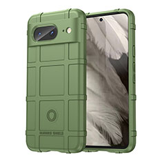 Silikon Hülle Handyhülle Ultra Dünn Flexible Schutzhülle 360 Grad Ganzkörper Tasche J01S für Google Pixel 8 5G Grün