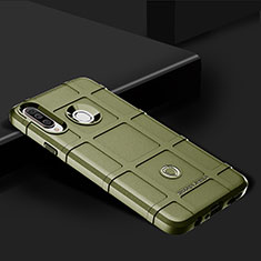 Silikon Hülle Handyhülle Ultra Dünn Flexible Schutzhülle 360 Grad Ganzkörper Tasche J01S für Samsung Galaxy A20s Grün