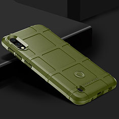 Silikon Hülle Handyhülle Ultra Dünn Flexible Schutzhülle 360 Grad Ganzkörper Tasche J01S für Samsung Galaxy M10 Grün