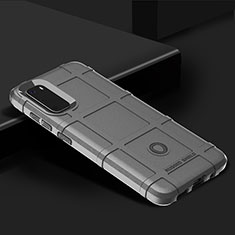Silikon Hülle Handyhülle Ultra Dünn Flexible Schutzhülle 360 Grad Ganzkörper Tasche J01S für Samsung Galaxy S20 5G Grau