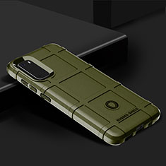 Silikon Hülle Handyhülle Ultra Dünn Flexible Schutzhülle 360 Grad Ganzkörper Tasche J01S für Samsung Galaxy S20 Grün