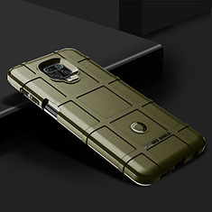 Silikon Hülle Handyhülle Ultra Dünn Flexible Schutzhülle 360 Grad Ganzkörper Tasche J01S für Xiaomi Redmi Note 9 Pro Grün
