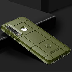 Silikon Hülle Handyhülle Ultra Dünn Flexible Schutzhülle 360 Grad Ganzkörper Tasche J02S für Samsung Galaxy A9 Star Pro Grün
