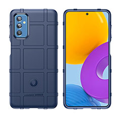 Silikon Hülle Handyhülle Ultra Dünn Flexible Schutzhülle 360 Grad Ganzkörper Tasche J02S für Samsung Galaxy M52 5G Blau