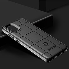 Silikon Hülle Handyhülle Ultra Dünn Flexible Schutzhülle 360 Grad Ganzkörper Tasche J02S für Samsung Galaxy M60s Schwarz
