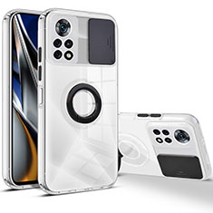 Silikon Hülle Handyhülle Ultra Dünn Flexible Schutzhülle 360 Grad Ganzkörper Tasche MJ1 für Xiaomi Poco X4 Pro 5G Schwarz