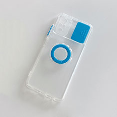 Silikon Hülle Handyhülle Ultra Dünn Flexible Schutzhülle 360 Grad Ganzkörper Tasche MJ1 für Xiaomi Redmi Note 10 4G Blau