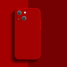 Silikon Hülle Handyhülle Ultra Dünn Flexible Schutzhülle 360 Grad Ganzkörper Tasche S01 für Apple iPhone 13 Mini Rot
