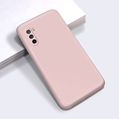 Silikon Hülle Handyhülle Ultra Dünn Flexible Schutzhülle 360 Grad Ganzkörper Tasche S01 für Huawei Mate 40 Lite 5G Rosa